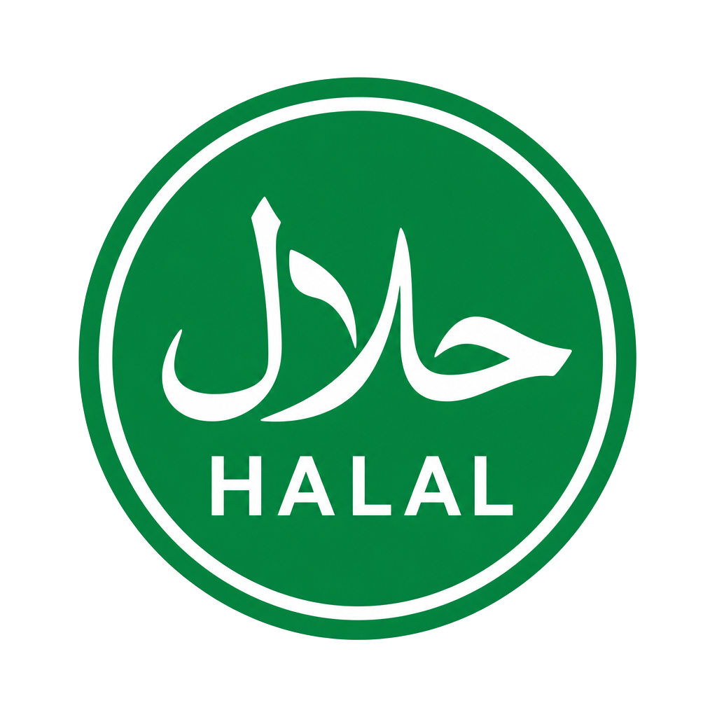 Halal gecertificeerd logo